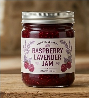 Raspberry Lavender Jam